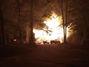 Fire - College Place Apartments - Dobson, NC - 2019-05-20 - 03:34:41