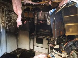 Fire - College Place Apartments - Dobson, NC - 2019-05-20 - 19:17:14